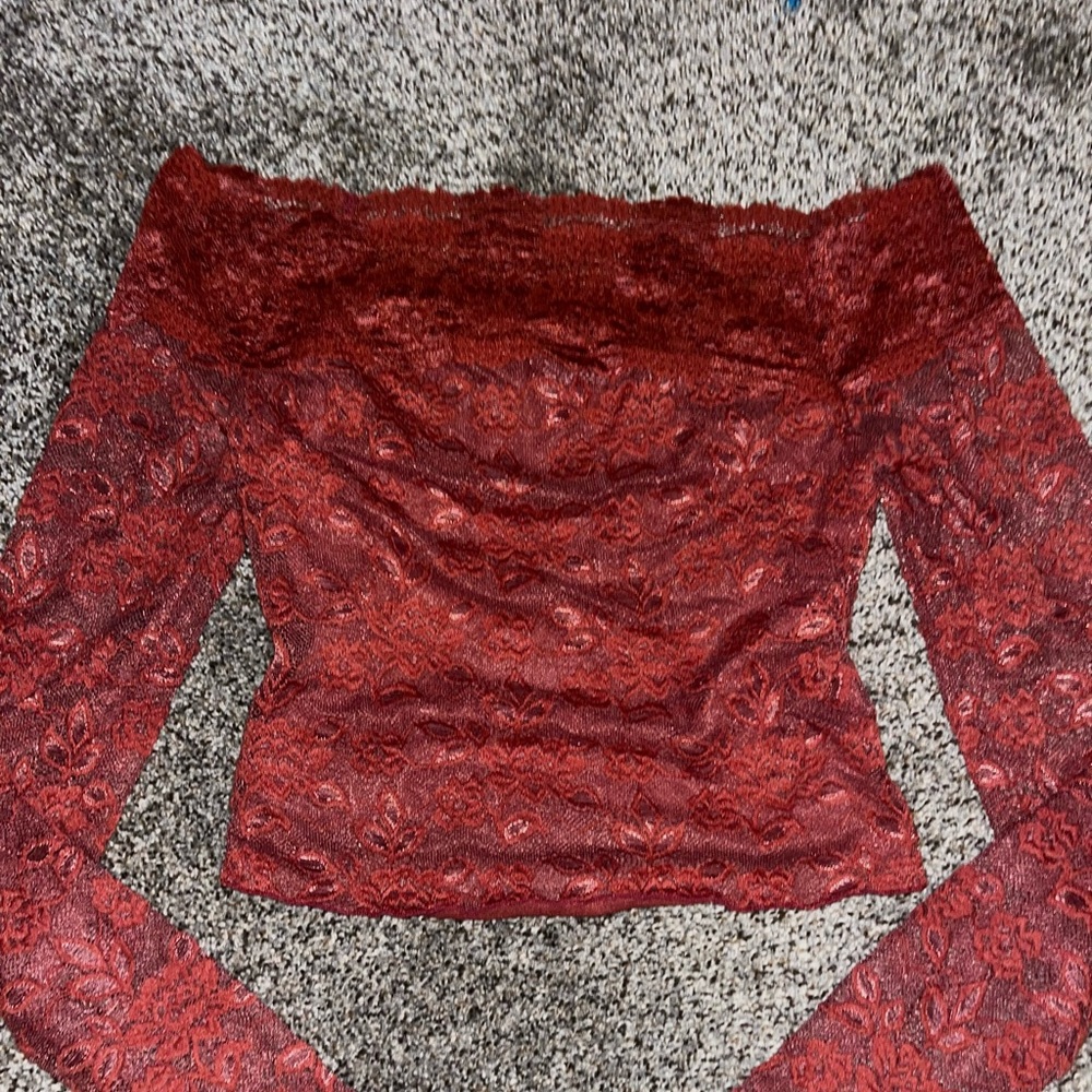 free people lacey intimates top size small